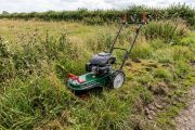 The new Webb WEPWTSP Self-Propelled Petrol Wheeled Line Trimmer